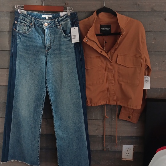 STS Blue Two-Tone Flare Jeans - Picture 11 of 11